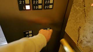 June 2024: Fancy 1987 Otis Elevonic 401 High Rise Elevator 10 | 1000 Second Avenue | Seattle WA