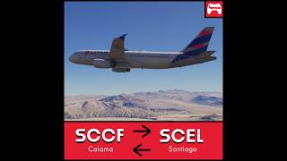 PHONE COCKPIT | LATAM Fenix A320 | Calama to Santiago Roundtrip | VATSIM | MSFS #110: #msfs #airbus