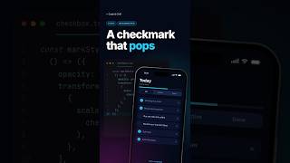 Details The tiny spring that makes a checkmark feel alive Update