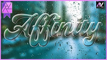 Transparent Glass Text Effect in Affinity Photo / Text Effect in Affinity Photo