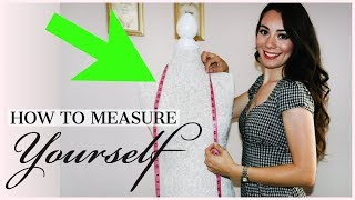 How to Measure Yourself for Online Clothes Shopping (at home!)