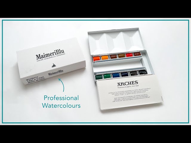 Maimeri Blu Artist Watercolor Tubes and Set