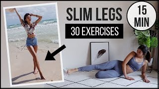 SLIM LEGS   BURN FAT: 30 Best Exercises in 15 min TABATA (Results in 2 Weeks) ◆ Emi ◆