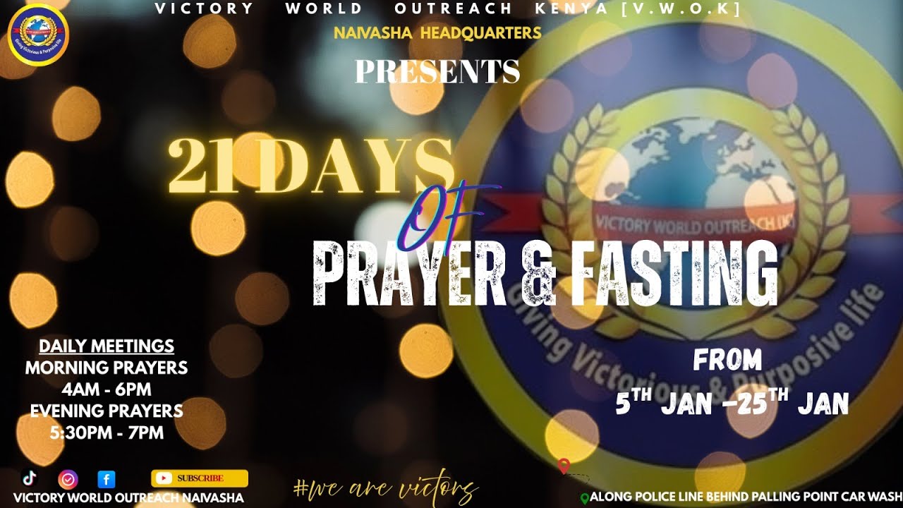 21 BAYS OF PRAYER AND FASTING