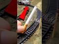 😱 TRAIN VS CIGARETTE BLOCKADE  #train #locomotive #shorts