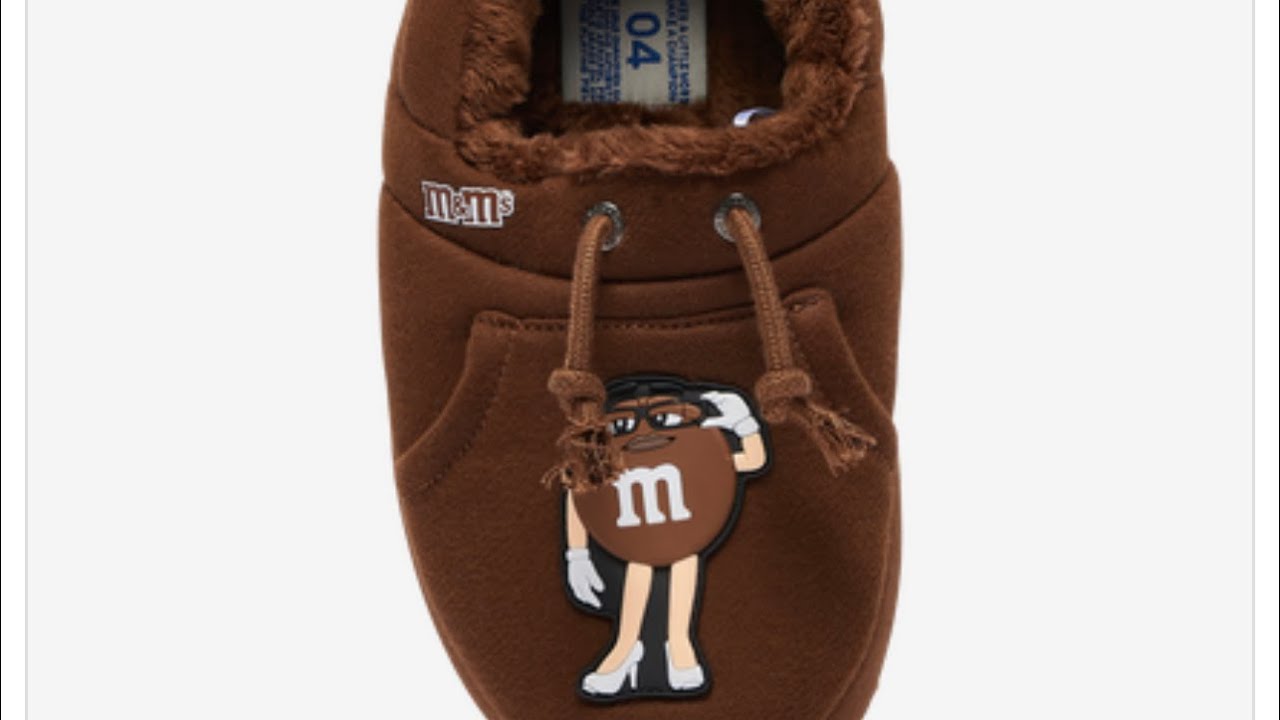 M&M's Youth Character Slippers