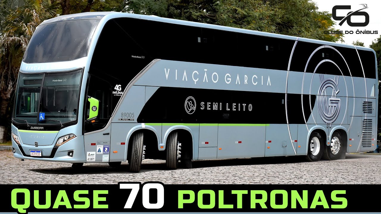 DÁ PRA ENCARAR? QUASE 70 POLTRONAS NO ÔNIBUS COM A VIAÇÃO GARCIA | BUSSCAR VISSTA BUSS DD