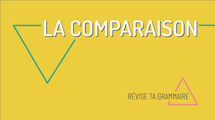 La comparaison en français (A2) : plus, moins, aussi, autant