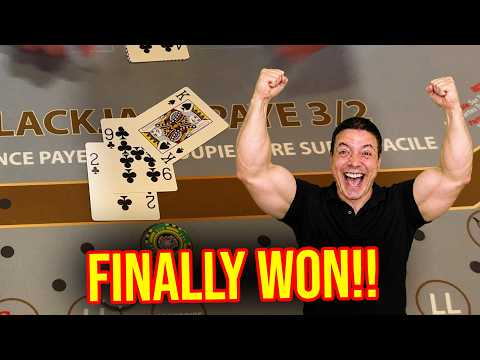I BEAT THE HOUSE AT BLACKJACK!! #poker #blackjack #casino