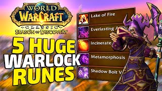Warlock Runes Locations in WoW Classic Season of Discovery - Get The BEST Runes Easy