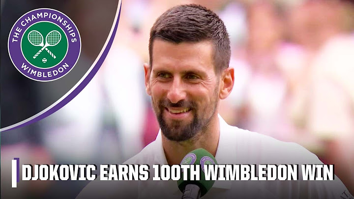 Novak Djokovic is ‘very grateful’ to earn his 100th Wimbledon win after defeating Kecmanovic 👏