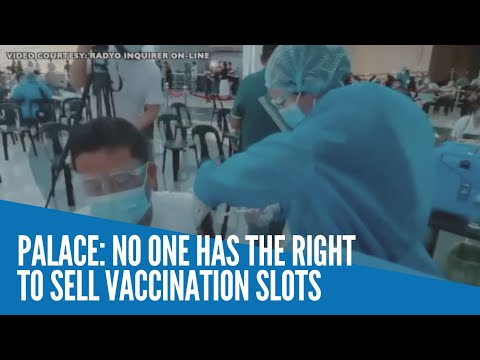 Palace: No one has the right to sell vaccination slots