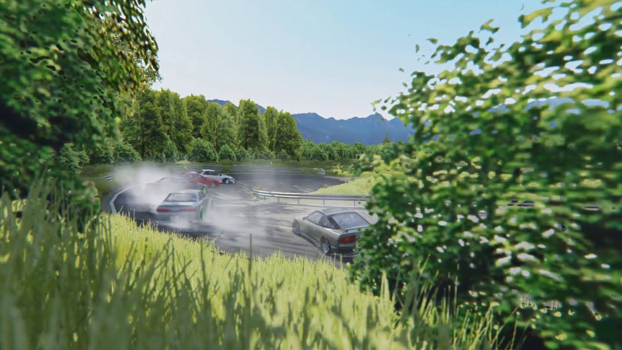 Assetto Corsa | Tandem Train | Drift Playground | Logitech G27 | Nvidia Surround