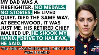I Thought My Firefighter Dad Died With Nothing — Until His Retired Chief Said to Me, "Drive to Ha...