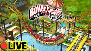 🔴SESSÃO NOSTALGIA - ROLLER COASTER TYCOON 3 #10