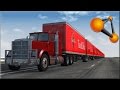 BeamNG Drive Insane Trucking Crashes #4 - Insanegaz