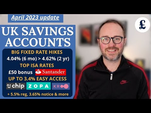 BEST SAVINGS ACCOUNTS: 3.4% easy-access, 4.5% fix, 4.25% ISA u0026 more (April 2023 update)