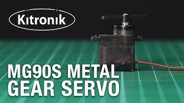 Mini 180 Degree Metal Gear Servo MG90S from Kitronik