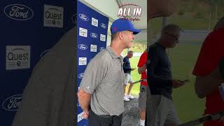 John Harbaugh on day 9 at New York