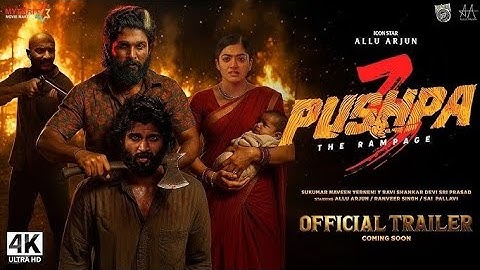 Pushpa 3 : The Rampage 2025- Official Trailer | Allu Arjun | Vijay Deverakonda | Rashmika 