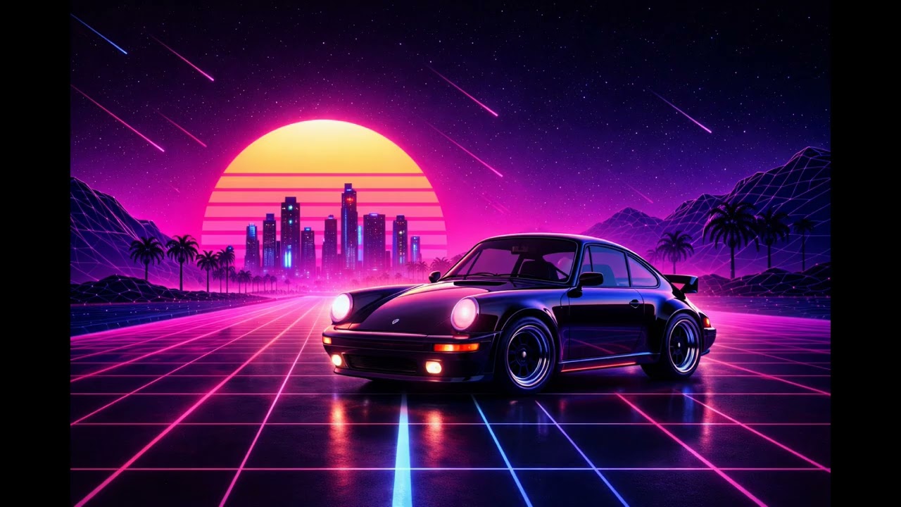 synthwave,chillwave - drive in car mix 1