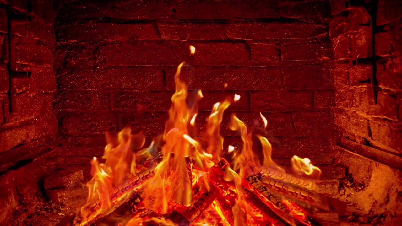2 hours of relaxing fireplace sound effect Crackling fire sound HD