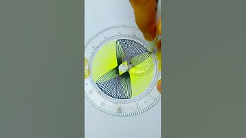 Satisfying Spiral Creations ASMR | Mesmerizing Spirograph Sounds for Sleep! #art #shorts #spirograph