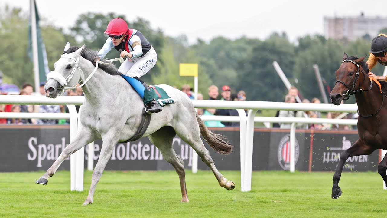 Hamburg: Sparkasse Holstein Cup (Hamburger Stuten Meile) 2024 Siegerin: Three Havanas