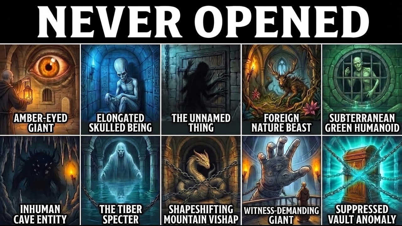 ⁣10 Ancient Prisons Where Church Permanently Sealed Something That Wasn't Human