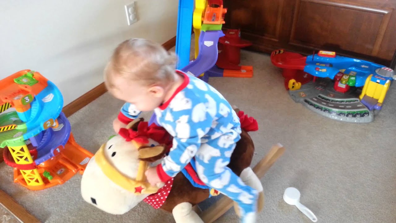 Brady riding his horse YouTube