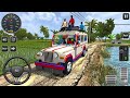Mahindra Bolero Old Safari Jeep 🚙 | Village Mud Road Drive 😱 | BUSSID Gameplay!