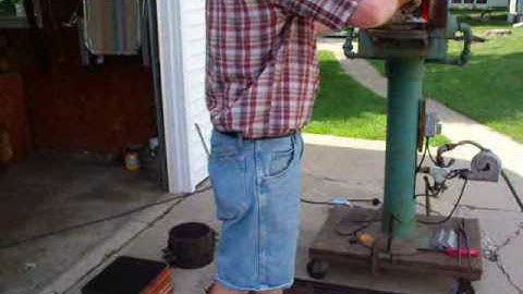 FOUNDRY WORK Melting & Pouring part 4 tubalcain