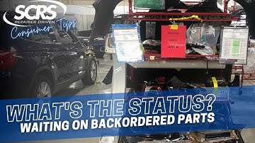 REPAIR STATUS: Waiting on backordered parts