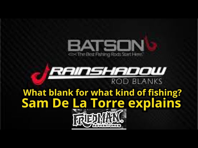 So what Rainshadow fishing blank is the right one for what I want