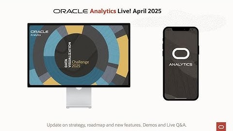 Oracle Analytics LIVE! April 2025