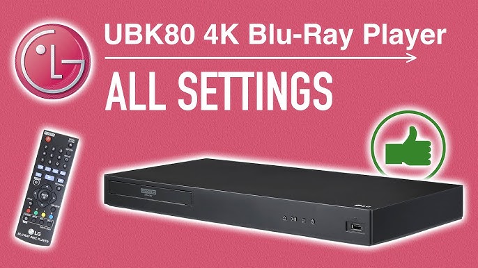 LG UBK80 Reproductor Blu-Ray Ultra HD 4K