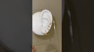 Our earring bundles make it easy to curate your stack! #goldearrings #earringstyle #jewelry
