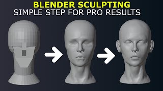 Tutorial: Beginners Head Sculpt  | EASY In Blender screenshot 4