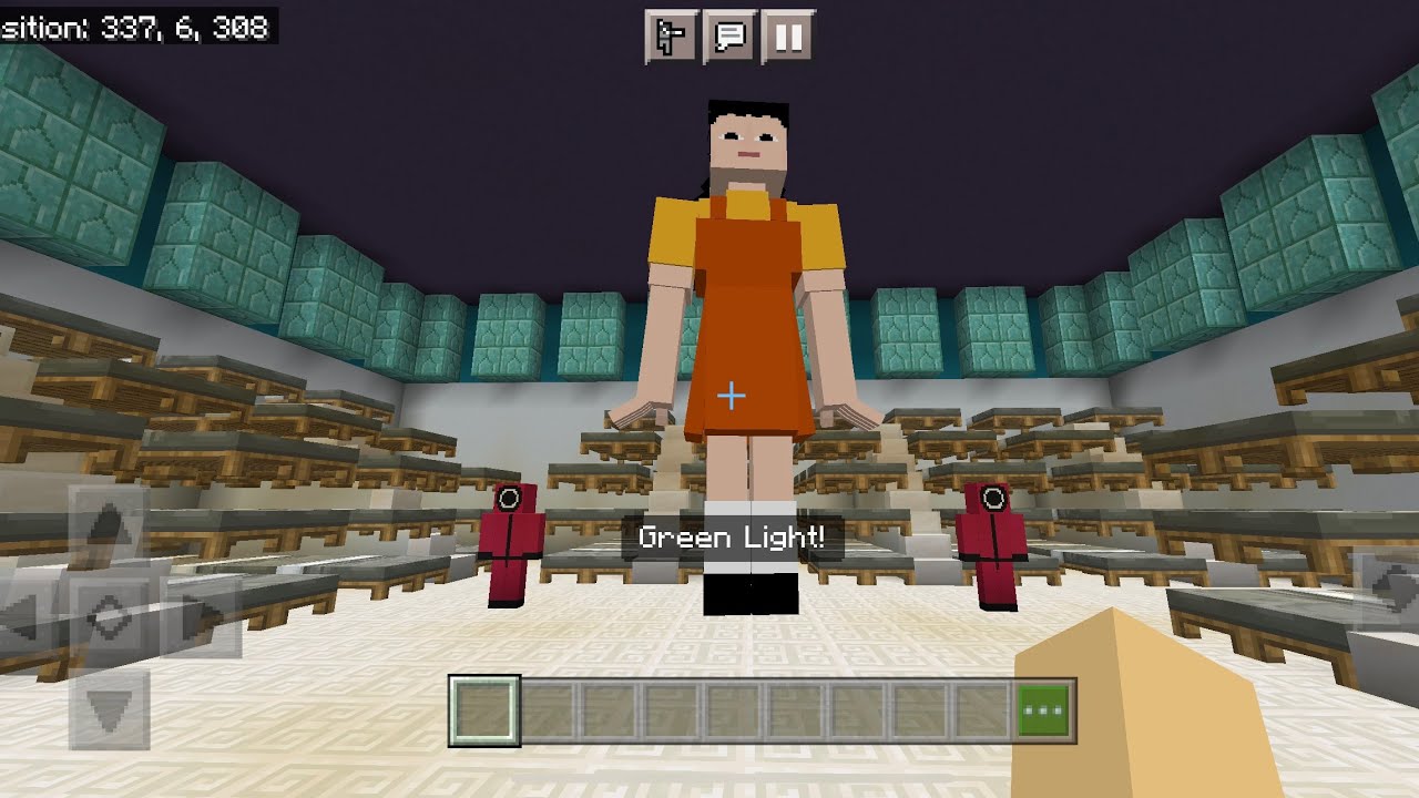 Red Lightds Minecraft Squid Games (Red Light Green Light) MOD in Minecraft PE - YouTube