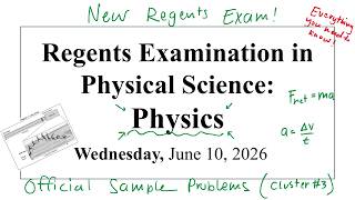 [NEW] June 2026 PHYSICS Regents Review | Official practice problems (Cluster #3) Net Worth