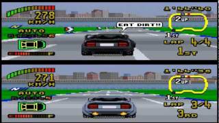 Gameplay - (SNES) Top Gear 2 - Etapa 9 Ireland