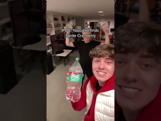 POV: Your dad finds Sprite Cranberry #shorts class=