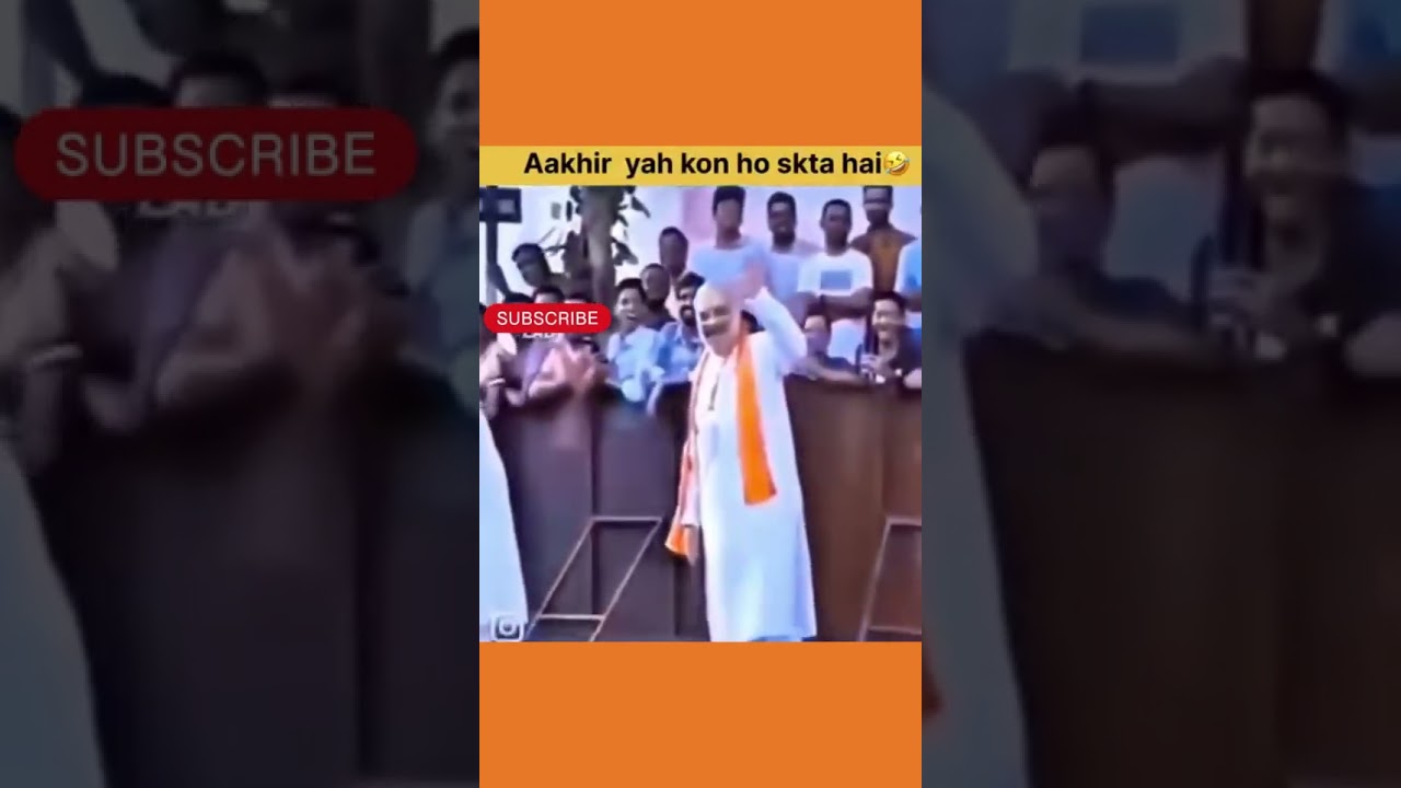 One boy, calling to Amit Shah Kaka in funny way 