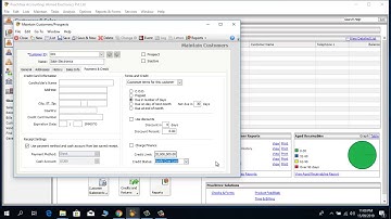 How to Create Customers In Peachtree