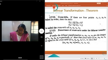 COMPLEX ANALYSIS  LECTURE 24 by RANJANA DUTTA