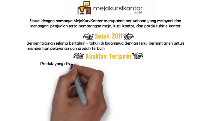 Menurut pemahaman anda bagaimana standarisasi meja kantor yang tepat berikan contohnya