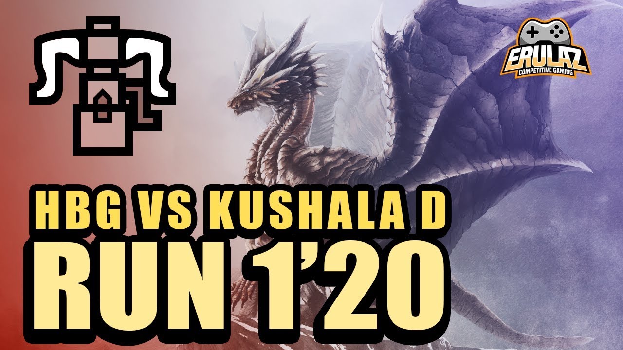モンスターハンター ワールド イベント MHW - Kushala Daora 1'20 HBG - モンスターハンター：ワールド