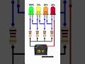 💯#12voltbattery charging percentage level indicator circuit // #youtubetrendingshorts