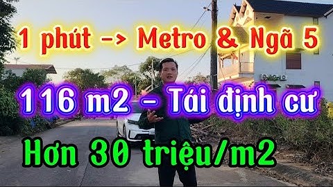 Không tin nổi! Đất Tái định cư gần Đại học Quốc Gia & Metro Hòa Lạc nhất mà giá rẻ hơn cả đất quê !