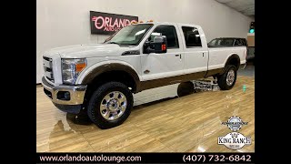 2015 FORD F350 SUPER DUTY CREW CAB - KING RANCH PICKUP 4D 8 FT